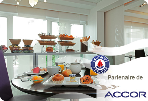 Petit Déjeuner Inclus Hotel Accor partenaire de Croisières de France